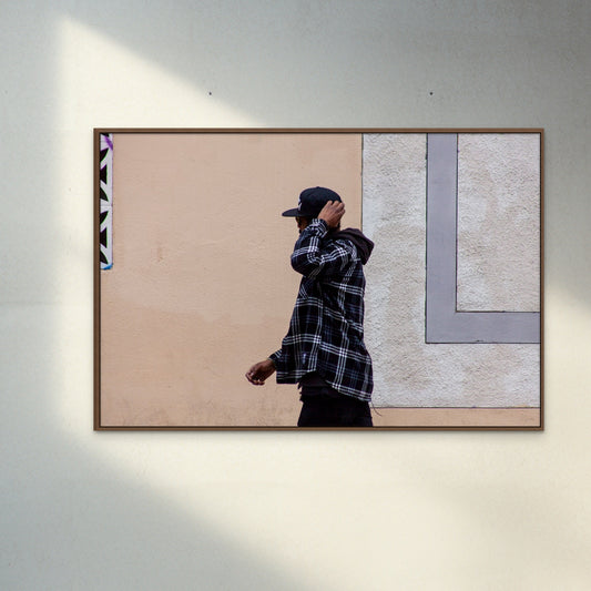 Fine art photography print 'New York man walking'