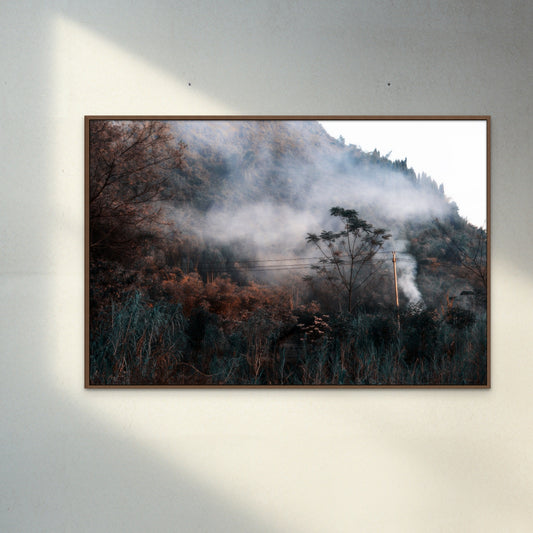 Fine art photography print 'China smokey forest'