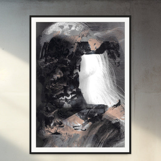 Print on Canvas  'Mezuru black'