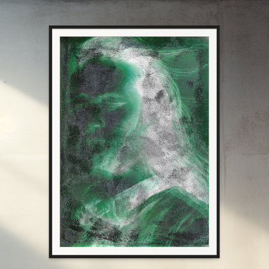 Print on Canvas 'Mezuru green'