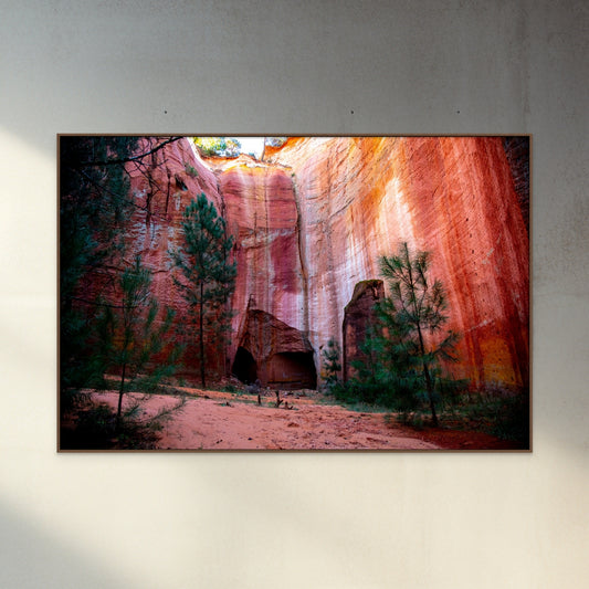 Fine art photography print 'Red cave Luberon'